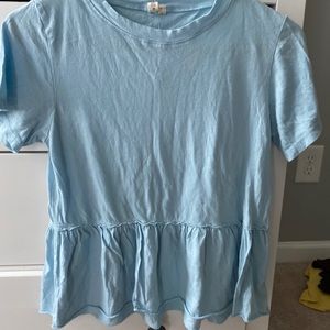 Baby Blue flowy top!